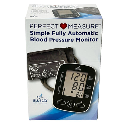 Perfect Measure Simple Fully Auto Blood Pressure Blue Jay