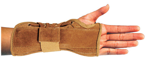 Bell-Horn Wrist Brace, Suede Small Right, 5.5" - 6.5"