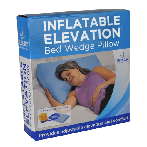 Inflatable Bed Wedge w/Cover & Pump, 8"