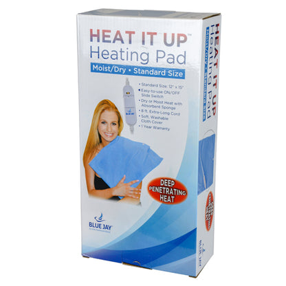 Heating Pad 12"x15", Moist/Dry On/Off Switch