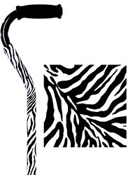 Viverity Cane Expressions Cover - Zebra Print