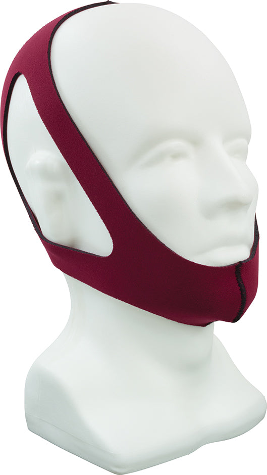 3 Point Chin Strap, Ruby Red