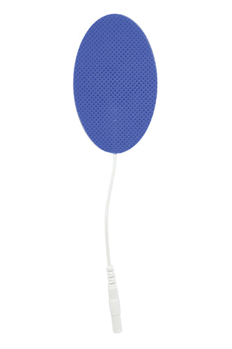 Reusable Electrodes, Pack/4 1.5"x2.5" Oval, Blue Jay Brand